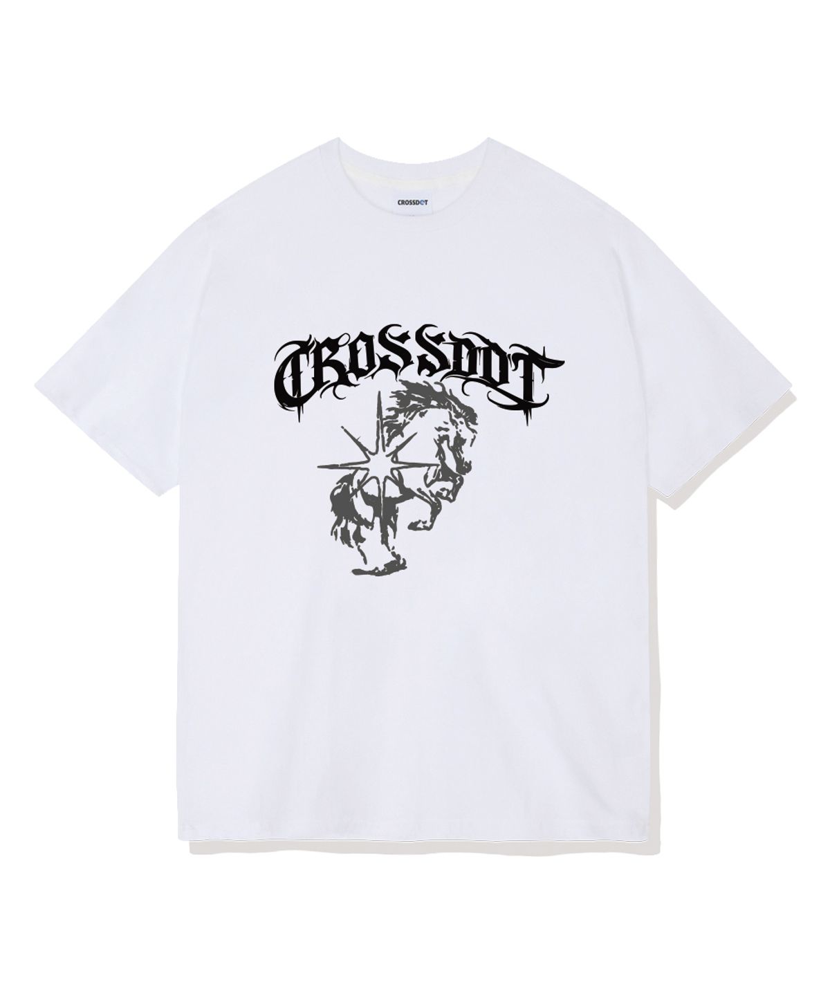 크로스닷(CROSSDOT) 다크라이더 오버핏 반팔티셔츠 4 Color [CRSE_1006]