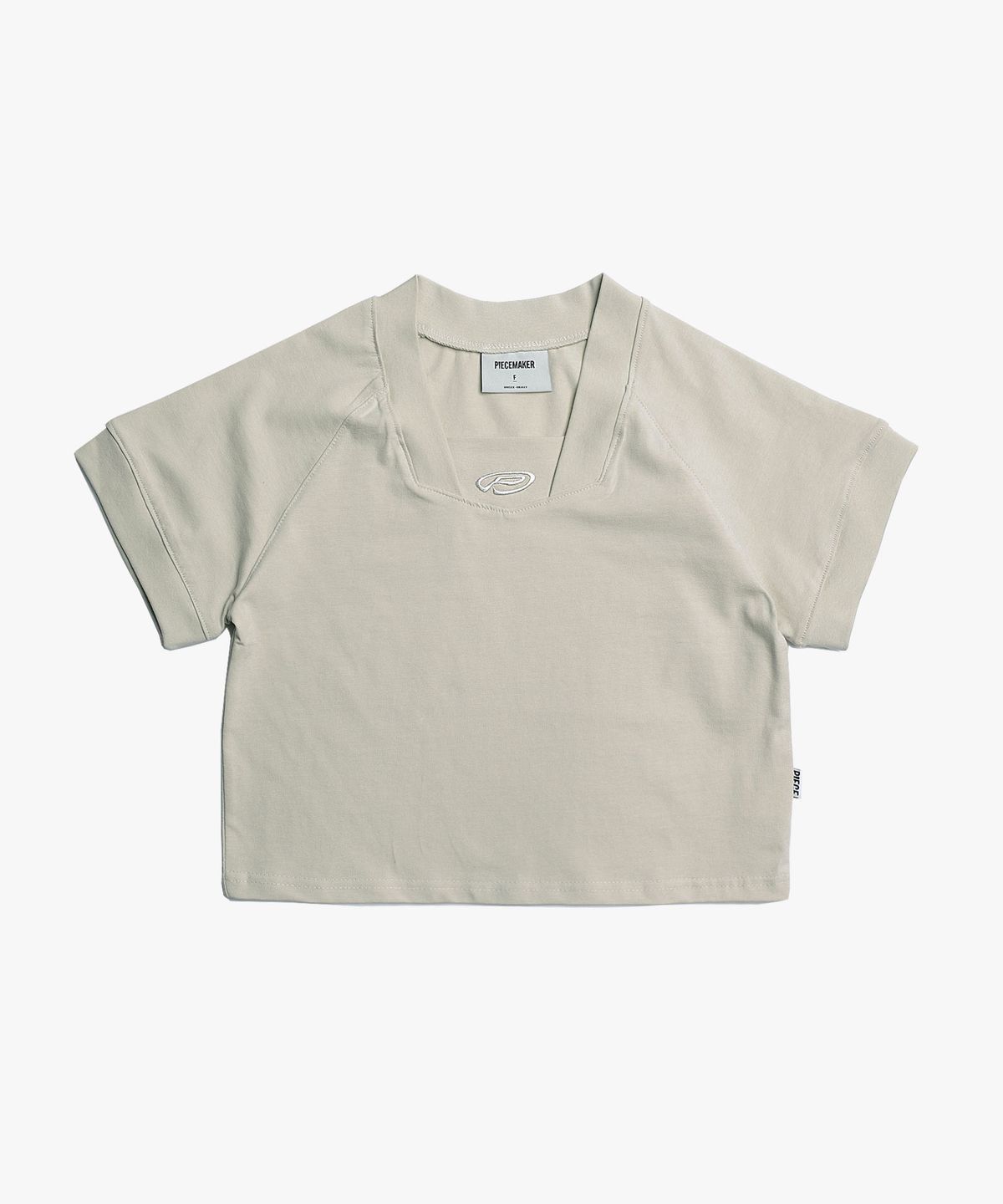 피스메이커(PIECE MAKER) EX FOOTBALL CROP TSHIRTS (BEIGE)