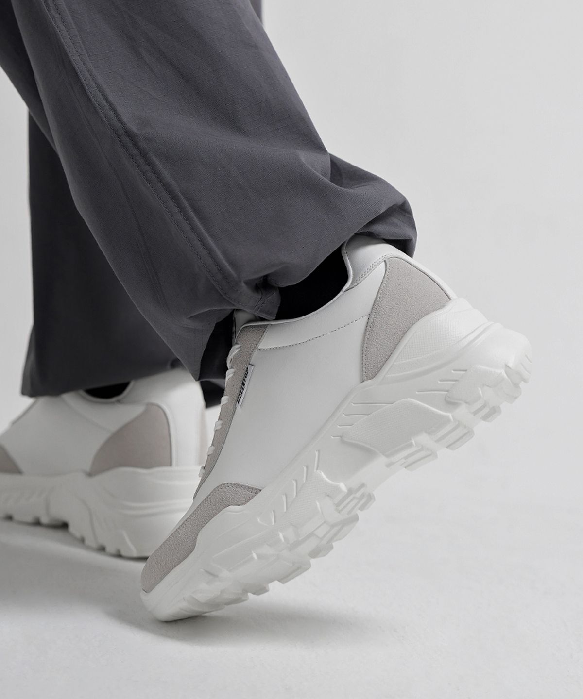힐탑(HEELTOP) HT4600-WH 8cm 키높이 어글리 슈즈 지오 화이트 [240~280MM]