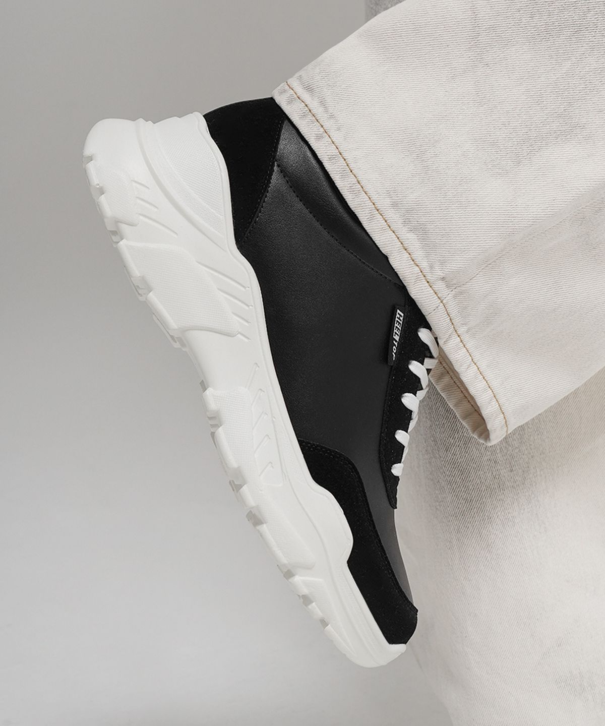 힐탑(HEELTOP) HT4600-BK 8cm 키높이 어글리 슈즈 지오 블랙 [240~280MM]