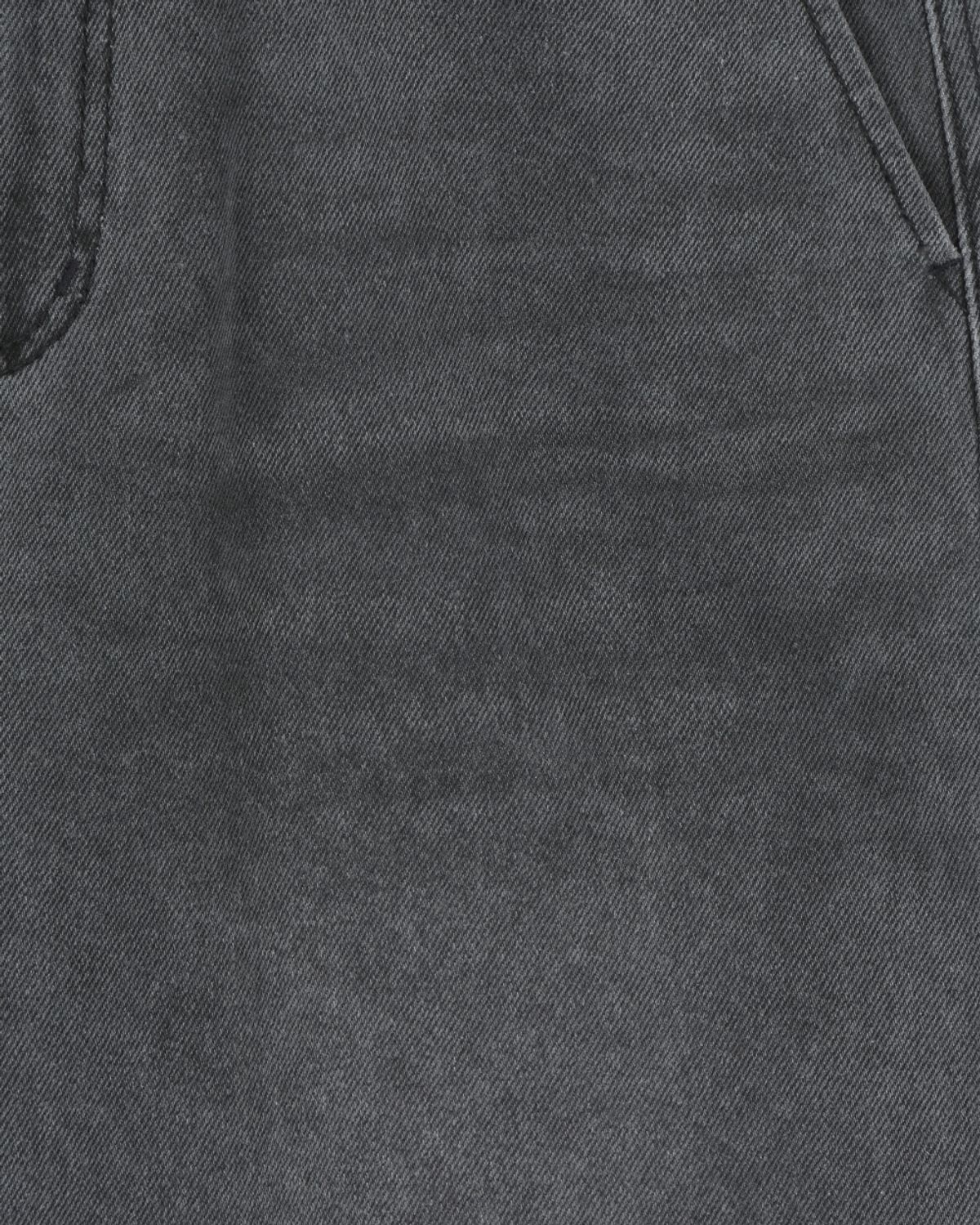 비슬로우(BESLOW) WASHED DENIM SHORTS DARK GREY