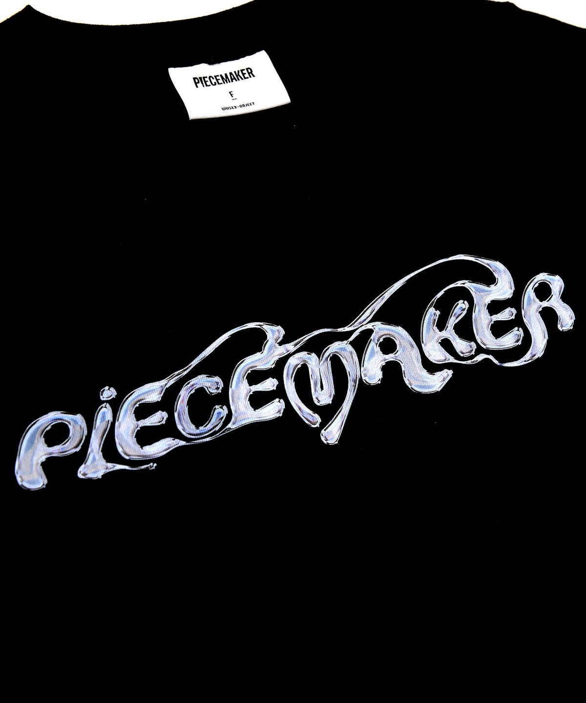 피스메이커(PIECE MAKER) ETHNIC MELT CROP TEE (BLACK)