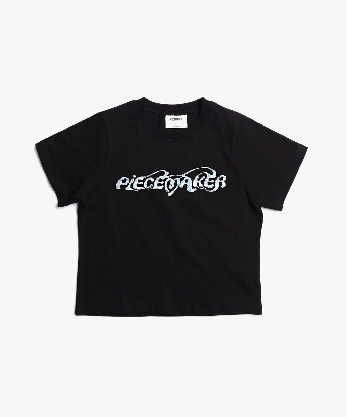 피스메이커(PIECE MAKER) ETHNIC MELT CROP TEE (BLACK)
