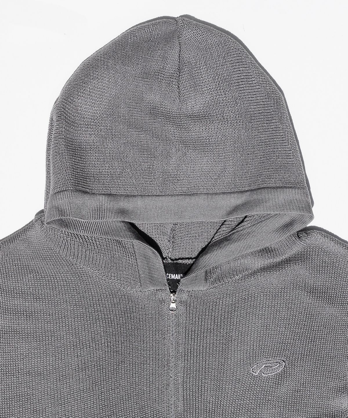 피스메이커(PIECE MAKER) EX KNIT HOOD VEST (GREY)