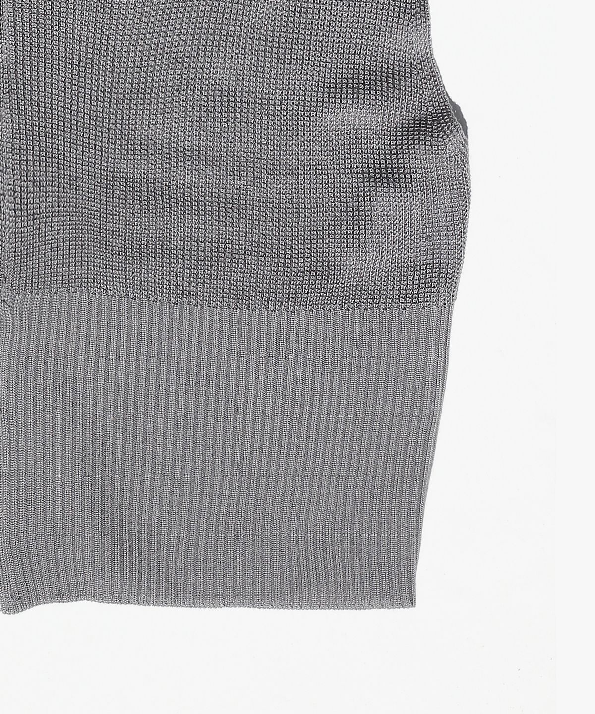 피스메이커(PIECE MAKER) EX KNIT HOOD VEST (GREY)