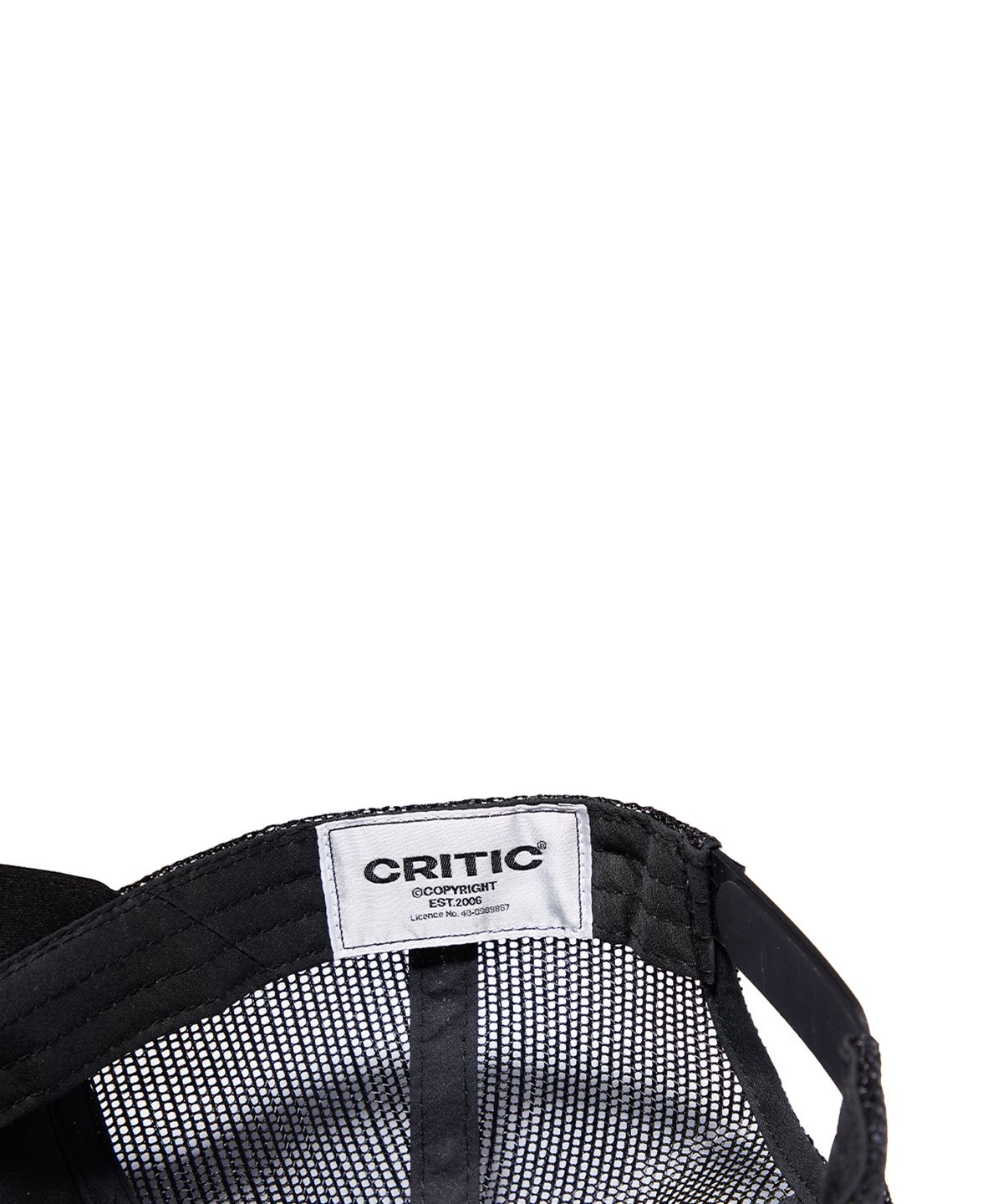 크리틱(CRITIC) Stitch Surf Mesh Cap Black