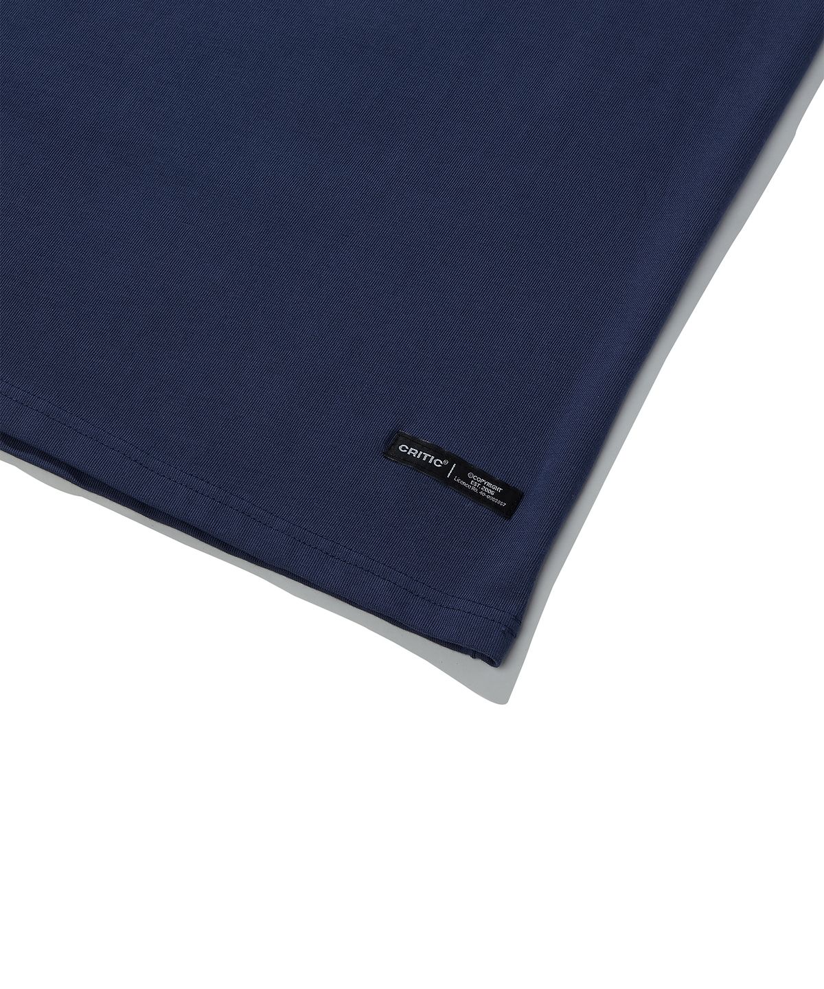크리틱(CRITIC) Stitch Wave T-Shirts Navy