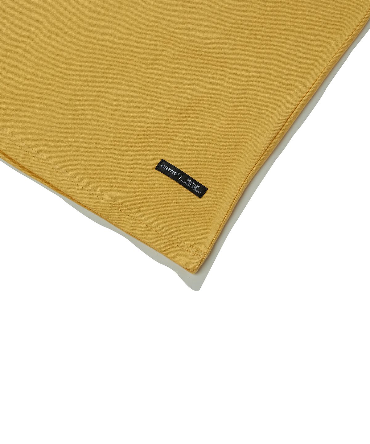 크리틱(CRITIC) Stitch Music T-Shirts Yellow