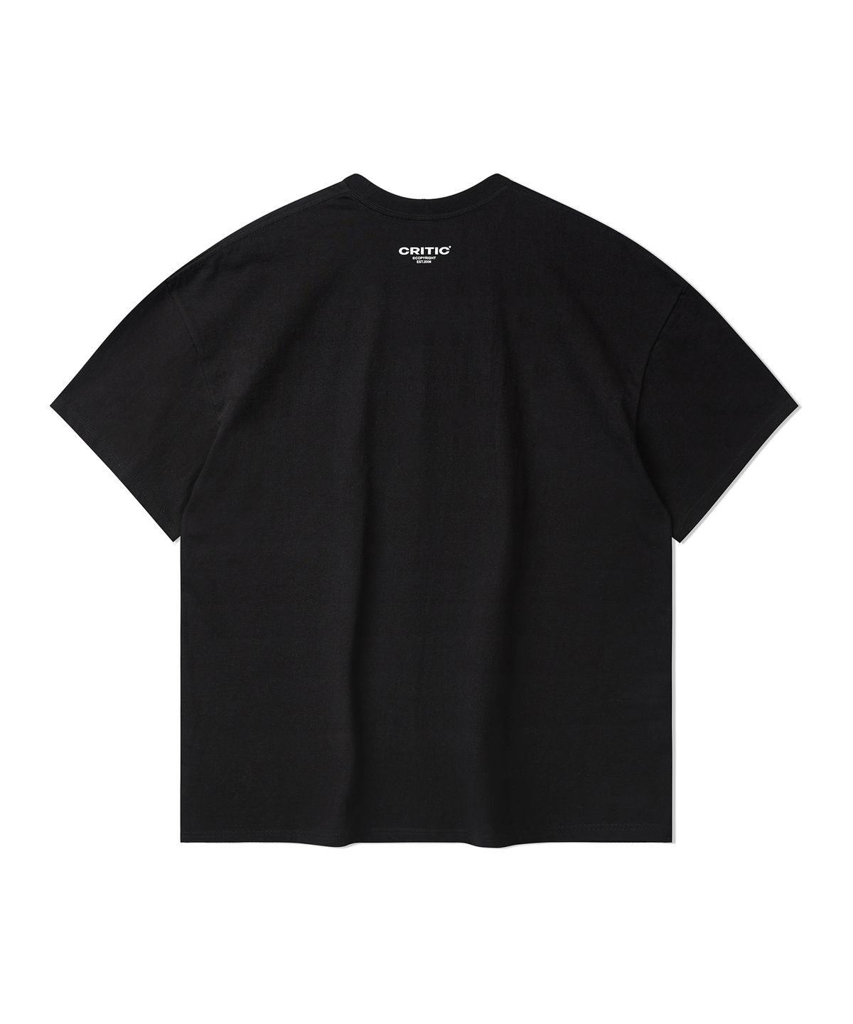 크리틱(CRITIC) Stitch Surf T-Shirts Black
