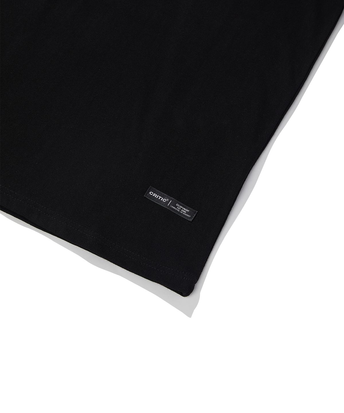 크리틱(CRITIC) Stitch Surf T-Shirts Black