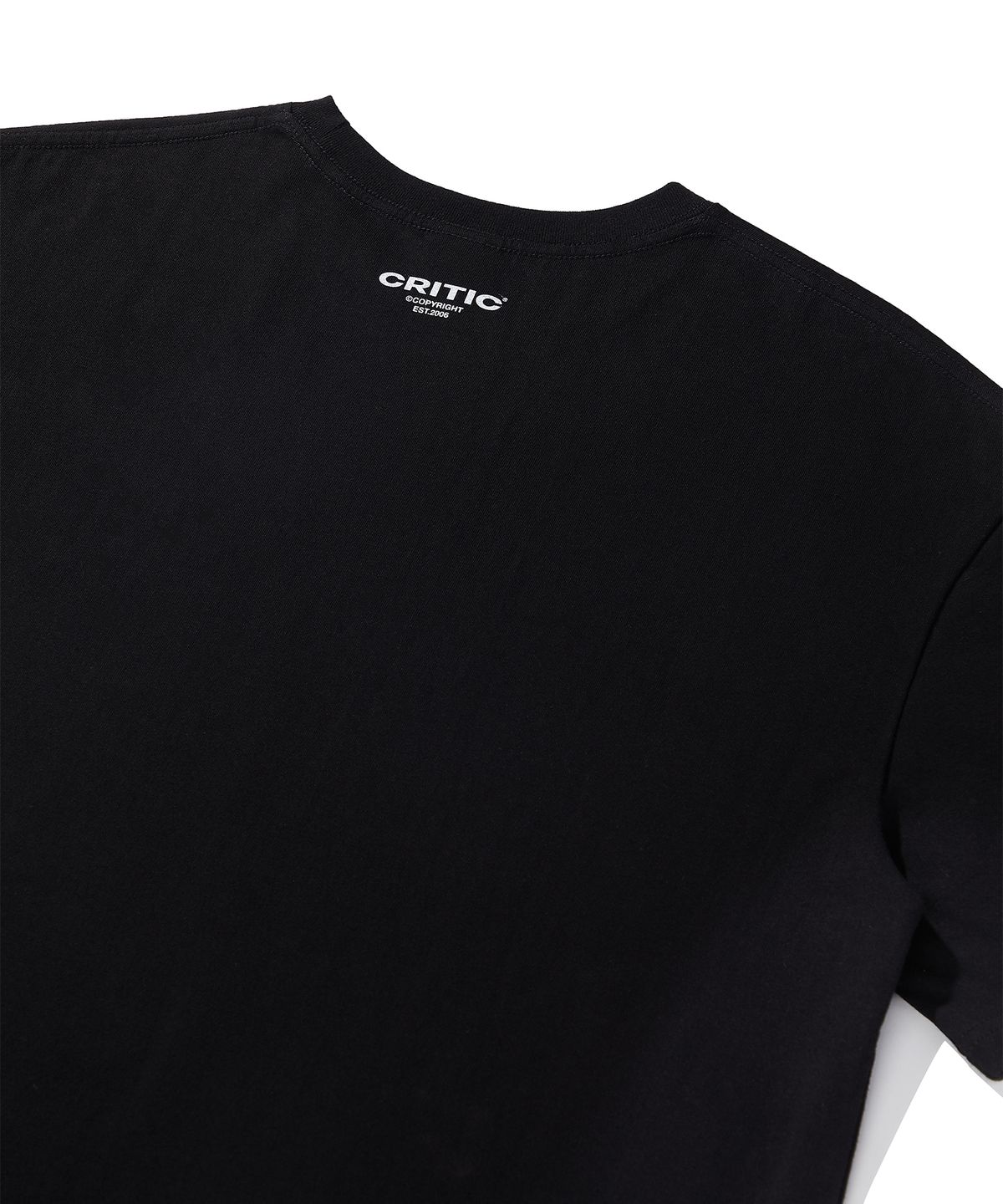 크리틱(CRITIC) Stitch Surf T-Shirts Black