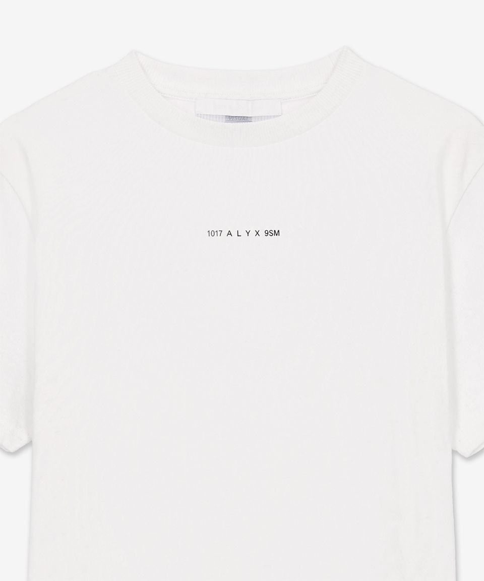 ★ALYX★ Logo Graphic Print Short Sleeve T-Shirt White AAUTS MUSINSA | 1017 ALYX 9SM Logo Print Short Sleeve T-shirt