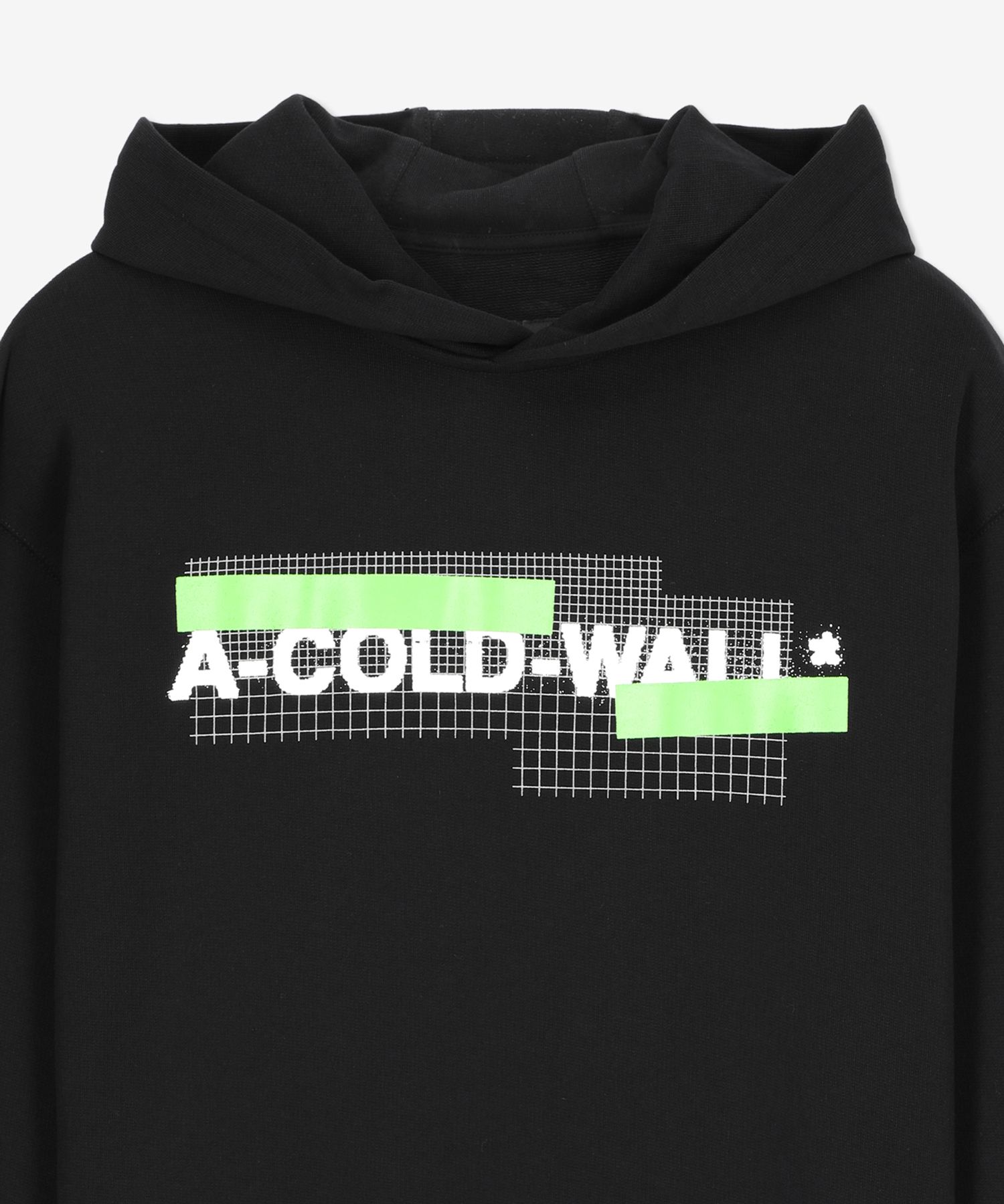 スウェット・トレーナー A COLD WALL Grid Logo Hood Black ACWMW104BLACK ACWMW104BLACK Sweatshirt A-COLD-WALL* Grid Logo Hoodie ACWMW104 Black