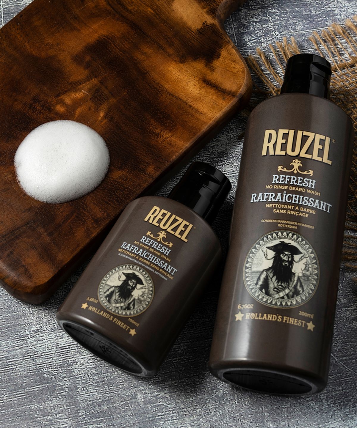리우젤(REUZEL) 리프레시 노린스 비어드 워시 100ml