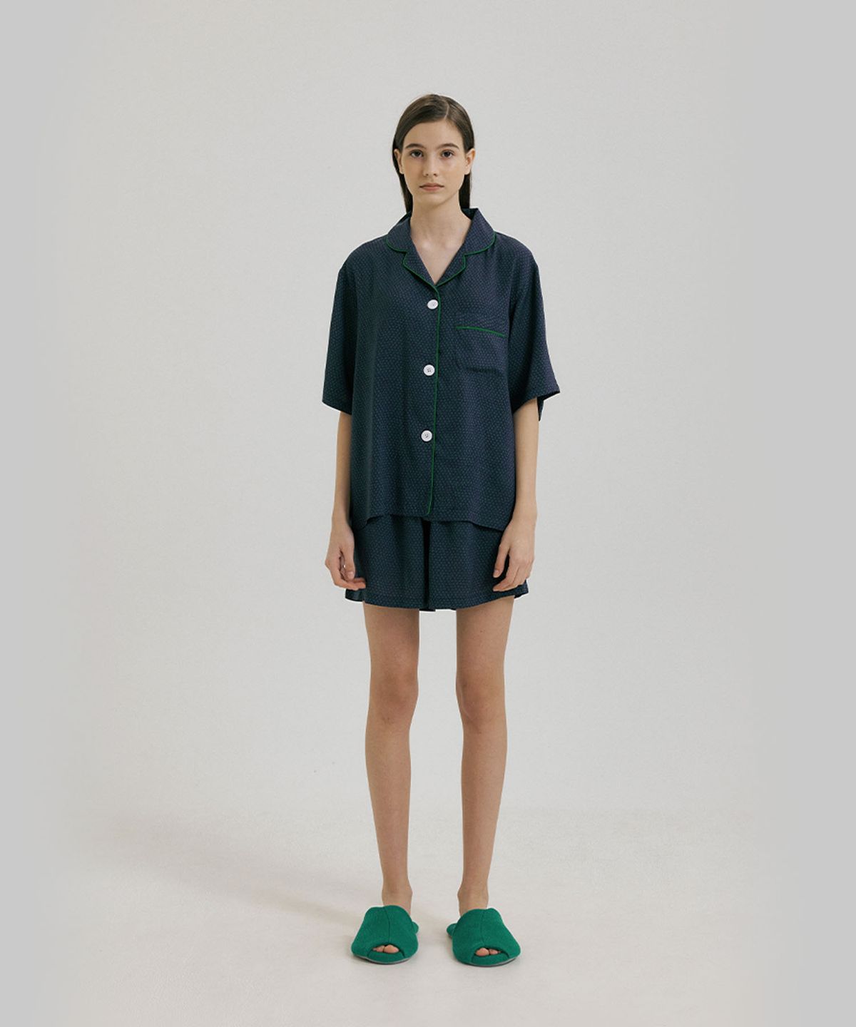 조스라운지(JO'S LOUNGE) [모달100] (w) Evergreen Short Pajama Set