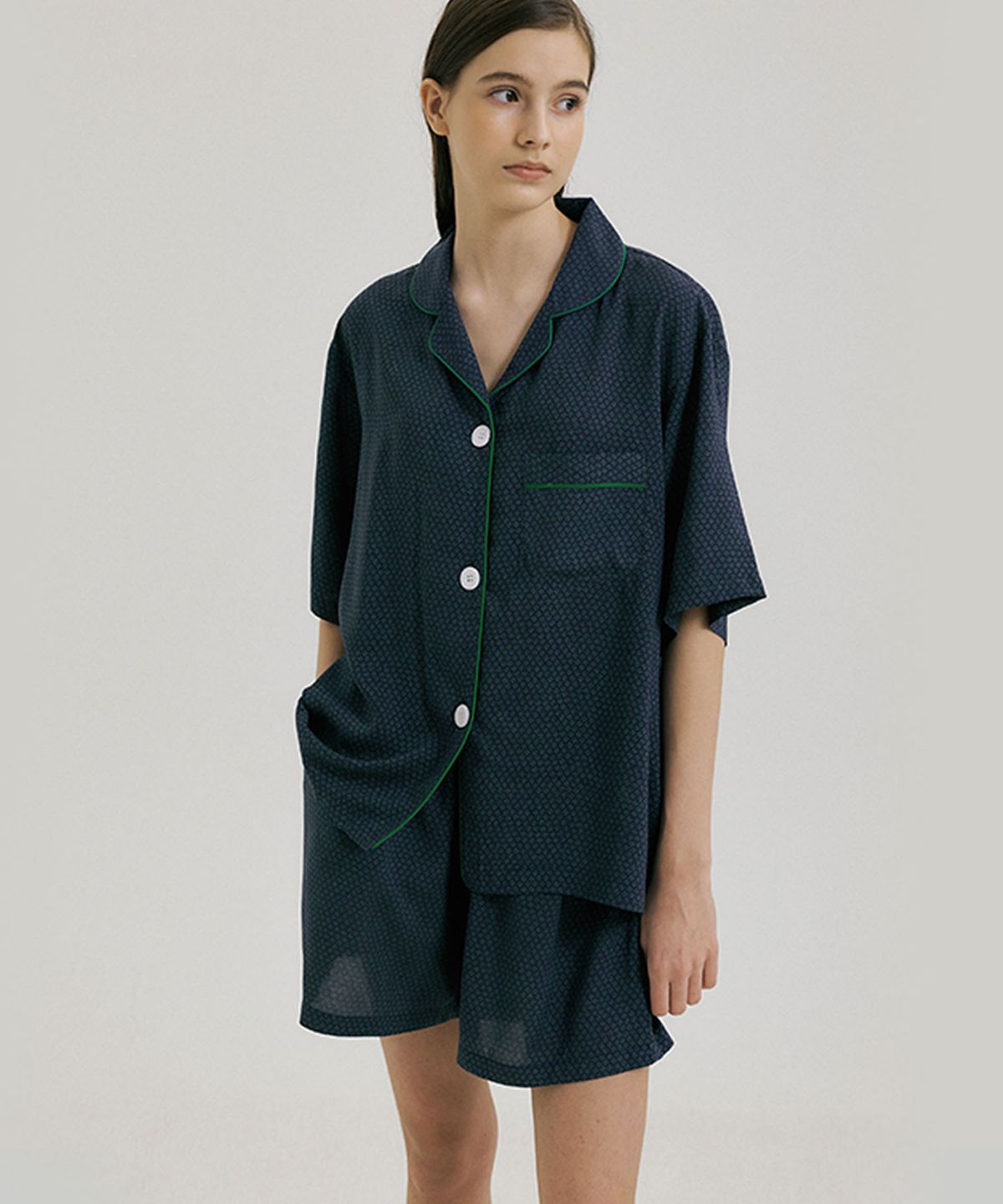 조스라운지(JO'S LOUNGE) [모달100] (w) Evergreen Short Pajama Set
