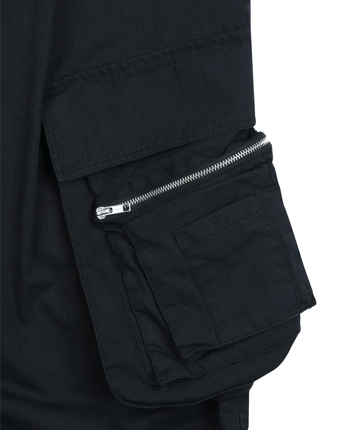 그레일즈(GRAILZ) OVAL LARGE FIT CARGO PANTS [BLACK]