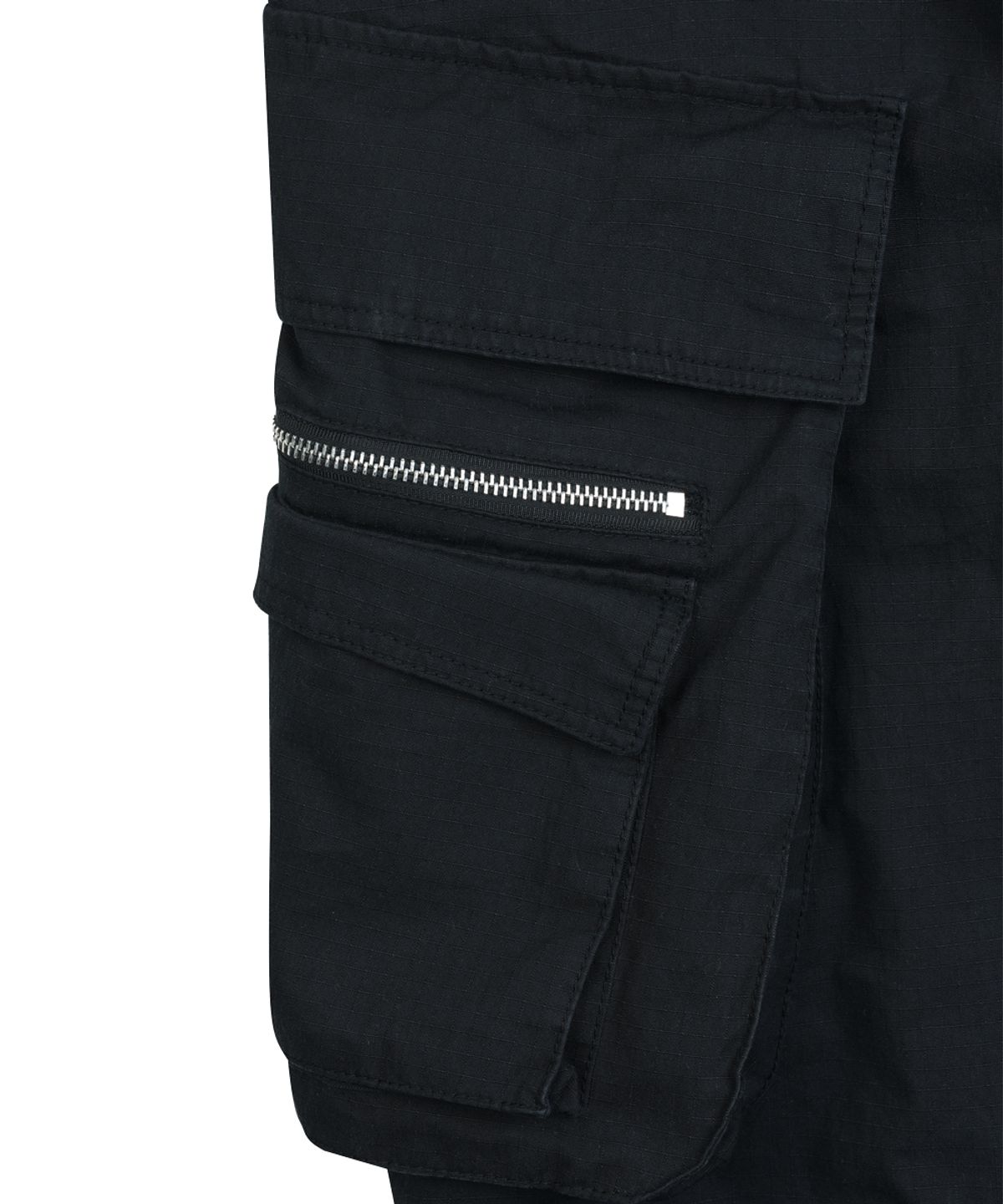 그레일즈(GRAILZ) OVAL LARGE FIT CARGO PANTS [BLACK]