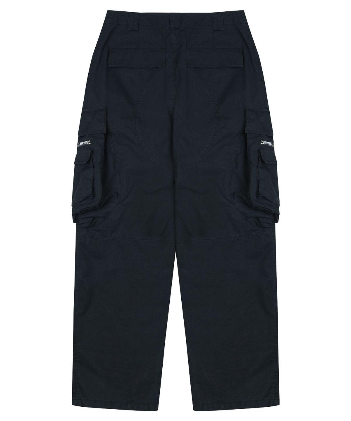 그레일즈(GRAILZ) OVAL LARGE FIT CARGO PANTS [BLACK]