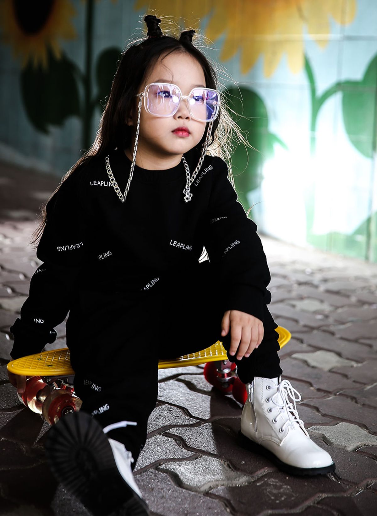 리플링(LEAPLING) 리프렉티브로고스웻셔츠