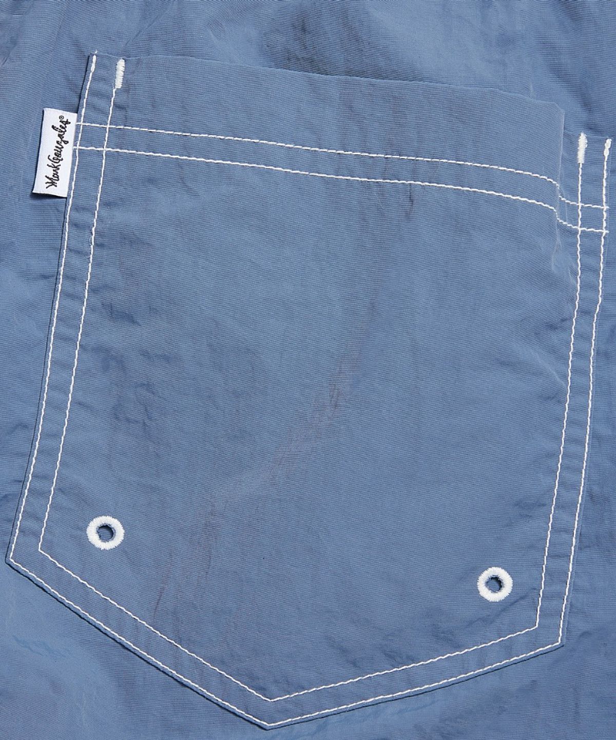 마크곤잘레스(MARK GONZALES) NYLON STITCH DETAIL SHORT - GREYISH BLUE