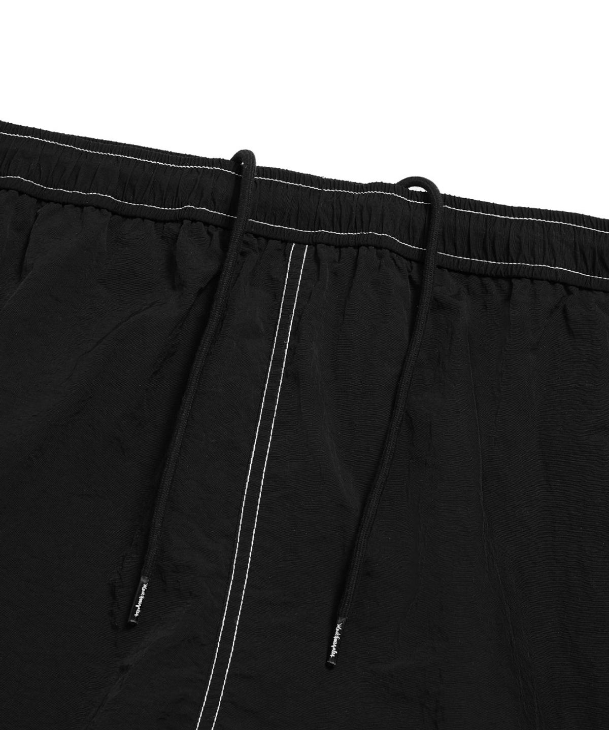 마크곤잘레스(MARK GONZALES) NYLON STITCH DETAIL SHORT - BLACK