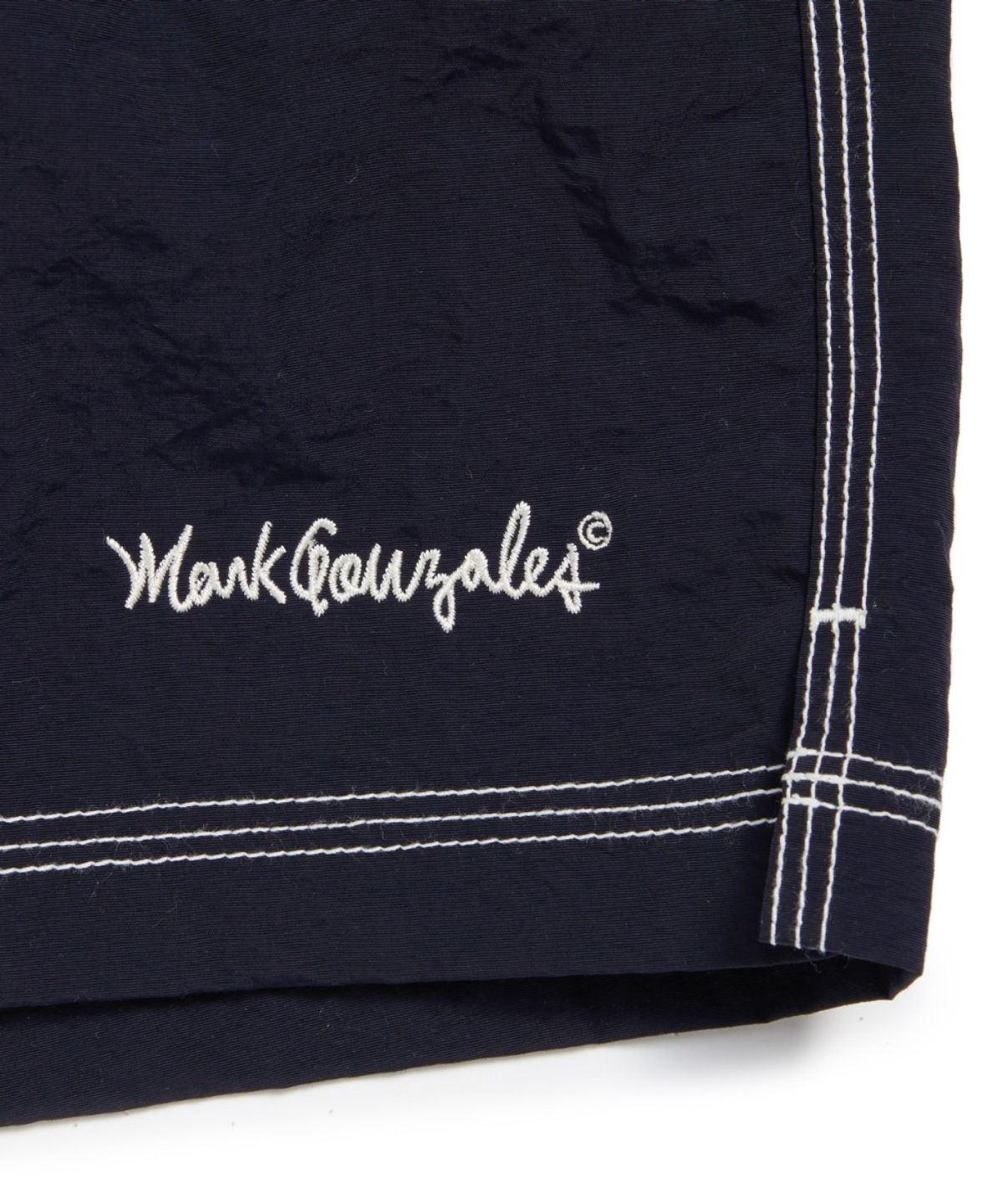 마크곤잘레스(MARK GONZALES) NYLON STITCH DETAIL SHORT - NAVY