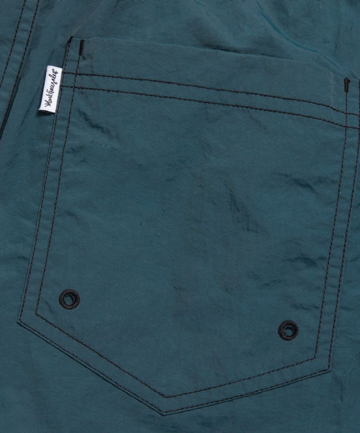 마크곤잘레스(MARK GONZALES) NYLON STITCH DETAIL SHORT - D/GREEN