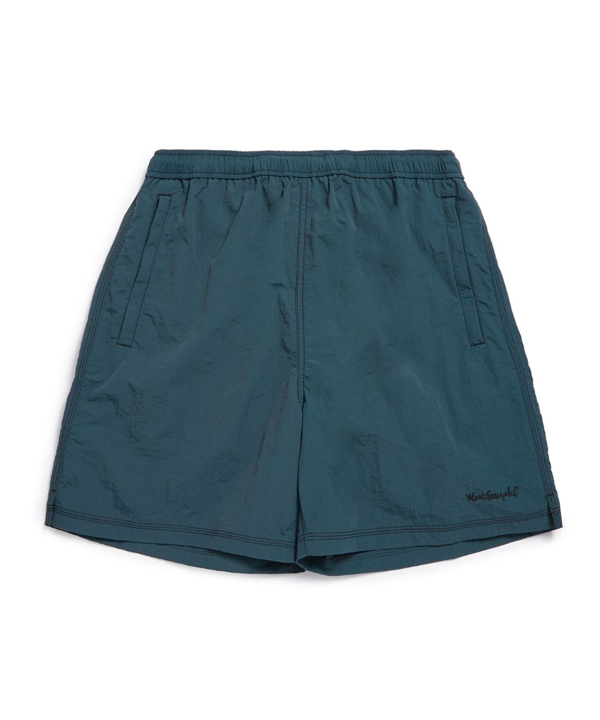 마크곤잘레스(MARK GONZALES) NYLON STITCH DETAIL SHORT - D/GREEN