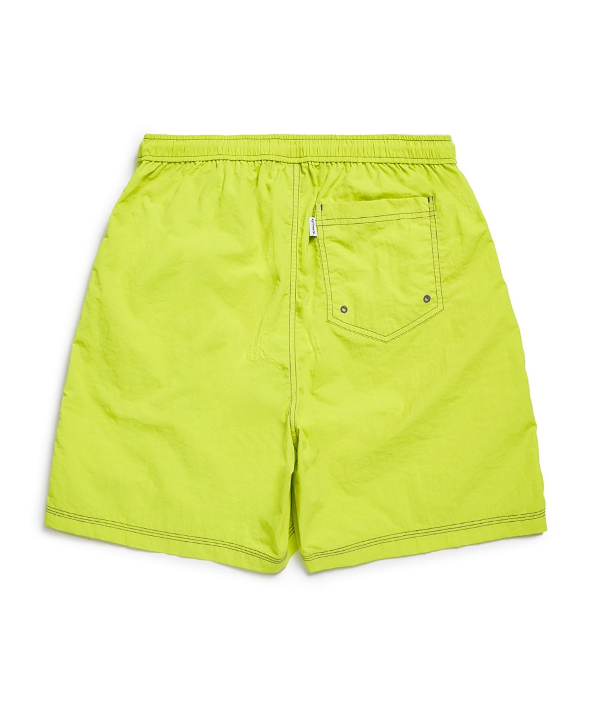 마크곤잘레스(MARK GONZALES) NYLON STITCH DETAIL SHORT - NEON YELLOW
