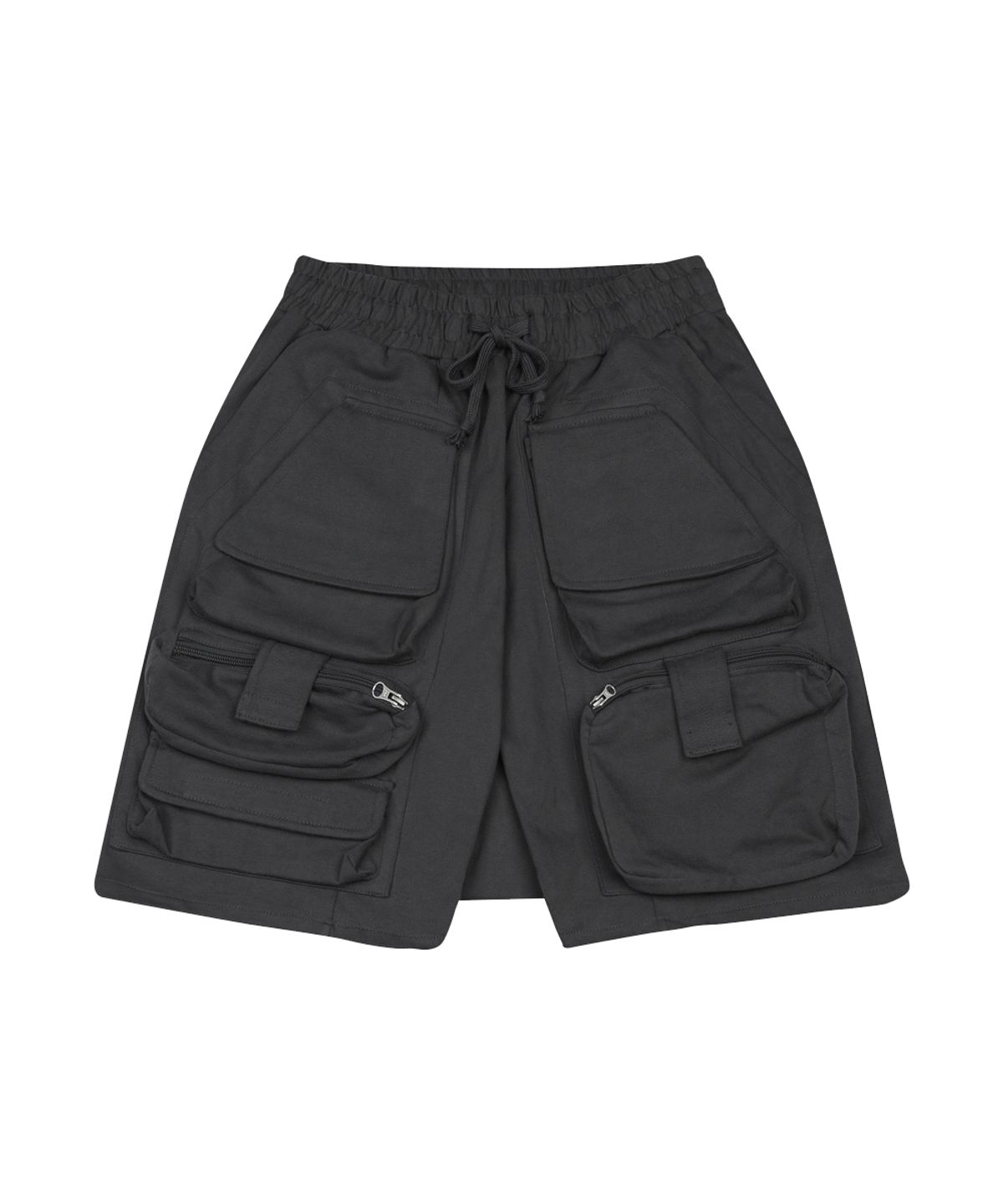 그레일즈(GRAILZ) LAYERED PANEL SHORTS [GREY]