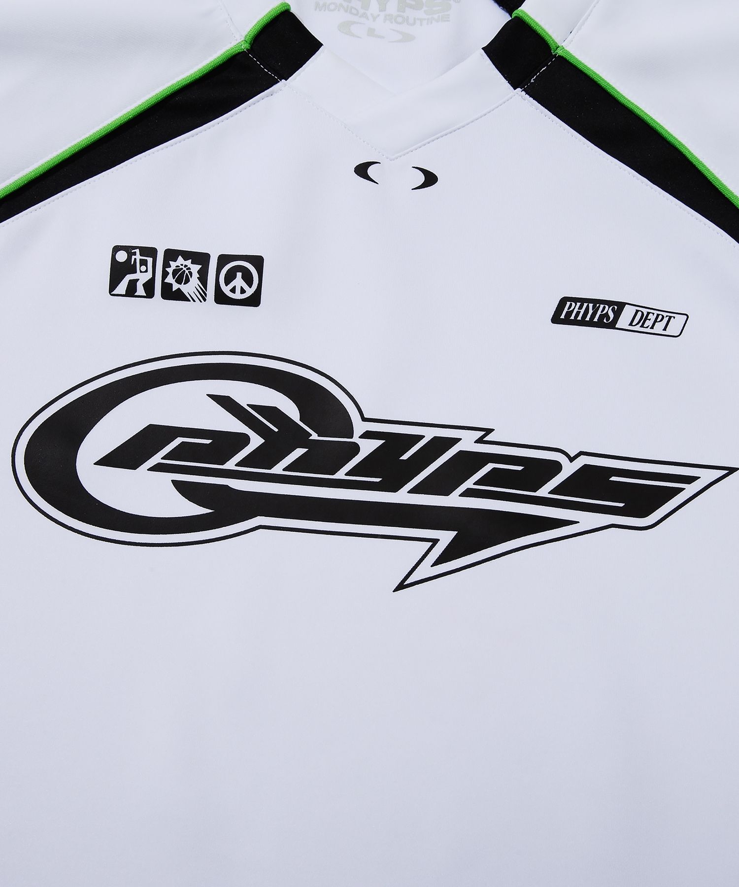 PHYPS ♥ MESH MOTORCYCLE RAGLAN SS /追跡付 MUSINSA | PHYPS MASH MOTORCYCLE RAGLAN HALF SLEEVE T-SHIRT_WHITE