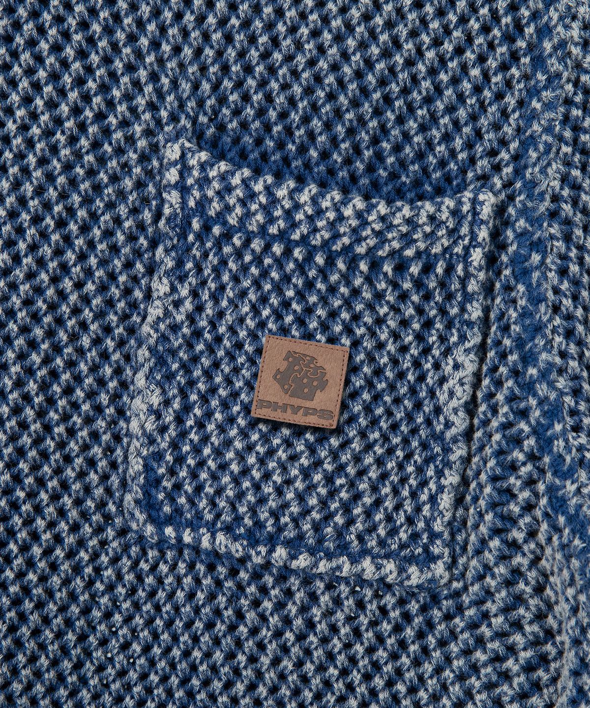 피지컬 디파트먼트(PHYSICAL DEPARTMENT) POCKET MESH KNIT SS MARIN BLUE