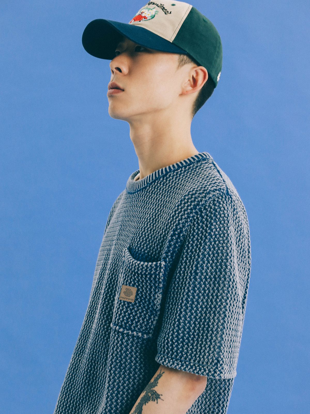 피지컬 디파트먼트(PHYSICAL DEPARTMENT) POCKET MESH KNIT SS BLACK