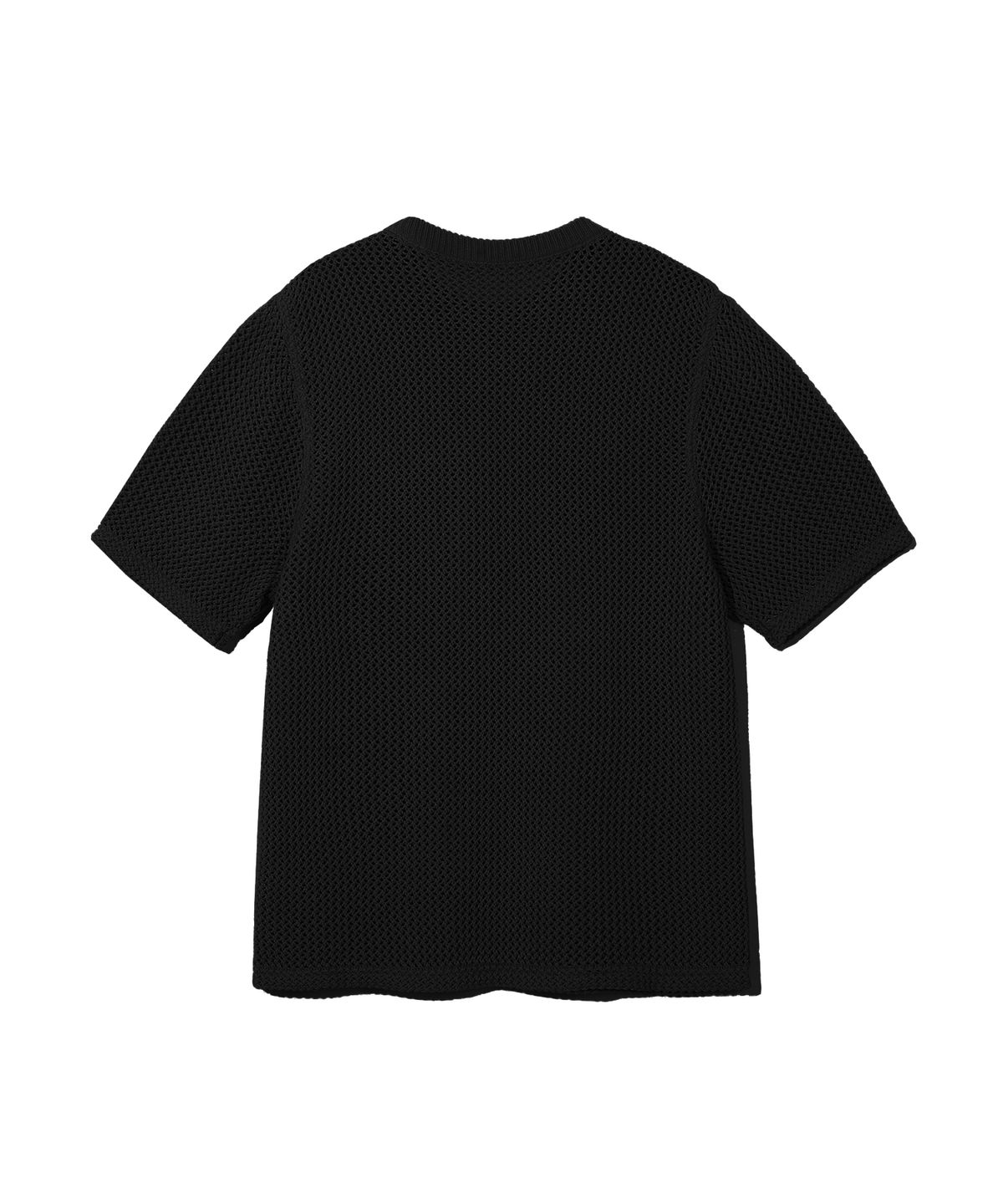 피지컬 디파트먼트(PHYSICAL DEPARTMENT) POCKET MESH KNIT SS BLACK