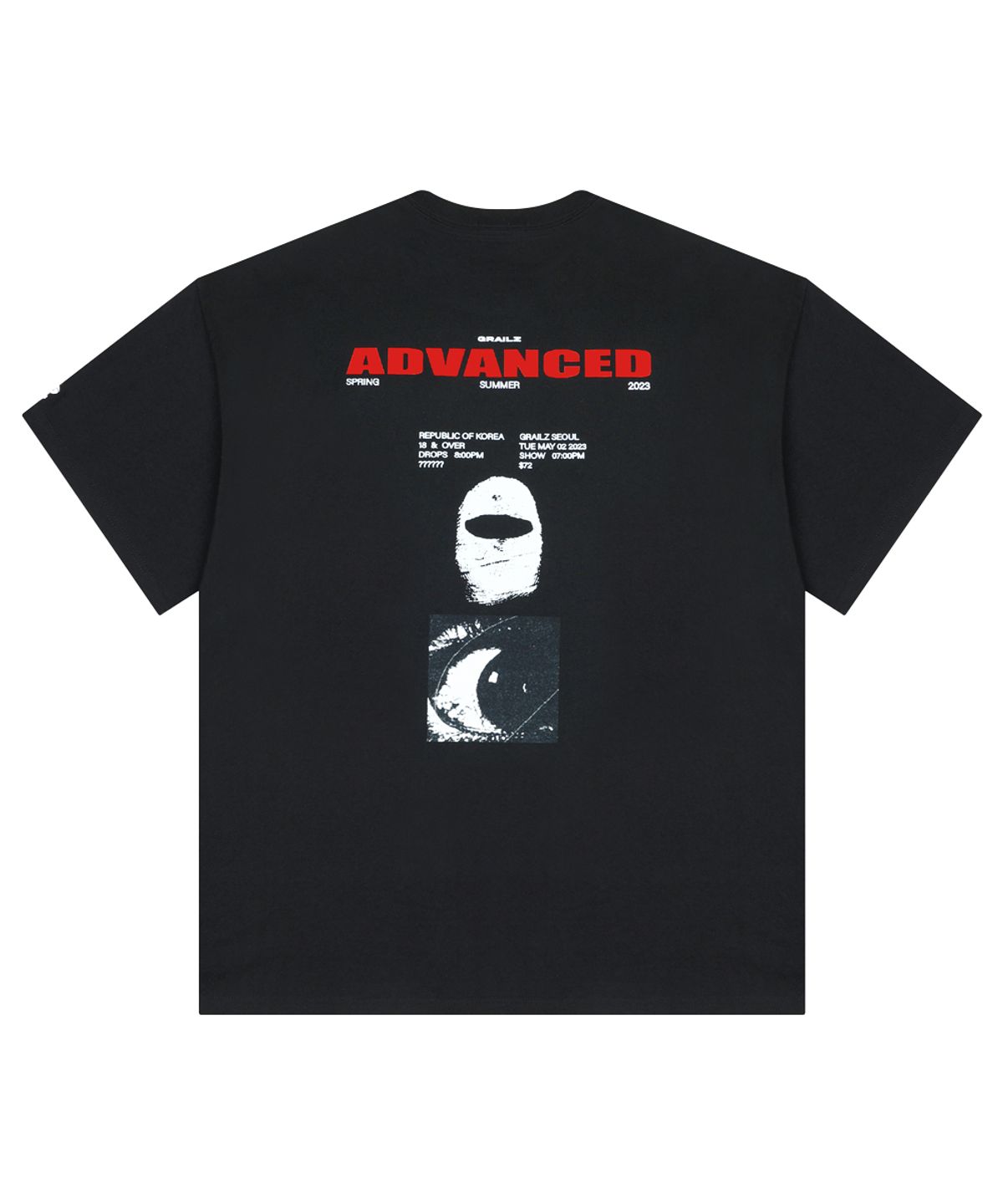 그레일즈(GRAILZ) ADVANCED GRAPHIC T SHIRTS [BLACK]