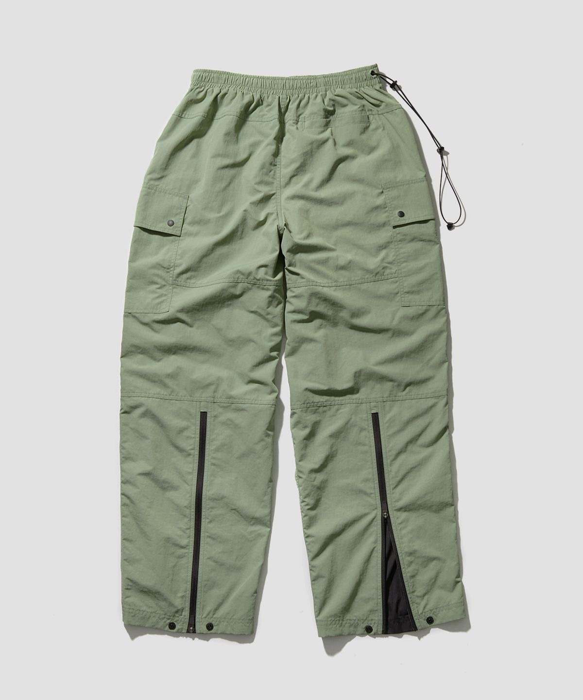 더블유엠씨(WMC) 립스탑 지퍼 카고팬츠_KHAKI