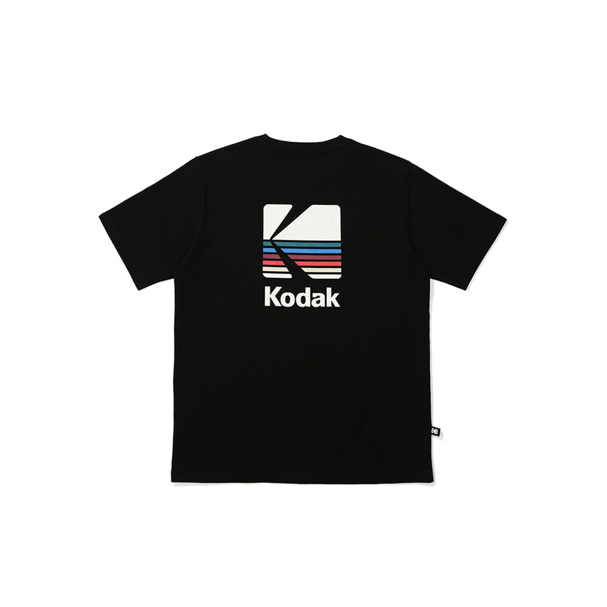 코닥(KODAK) 레인보우 소로나 반팔티셔츠 BLACK