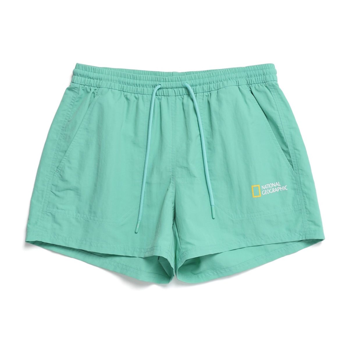 내셔널지오그래픽(NATIONALGEOGRAPHIC) N232WBS640 여성 3부 할리퀸터스크 베이직 보드숏 반바지 PARIS GREEN