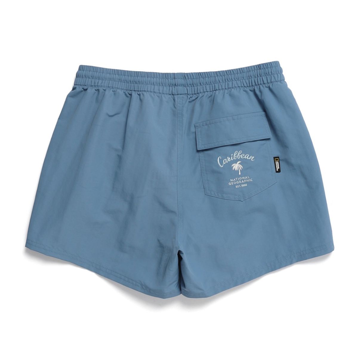내셔널지오그래픽(NATIONALGEOGRAPHIC) N232WBS640 여성 3부 할리퀸터스크 베이직 보드숏 반바지 STORM BLUE