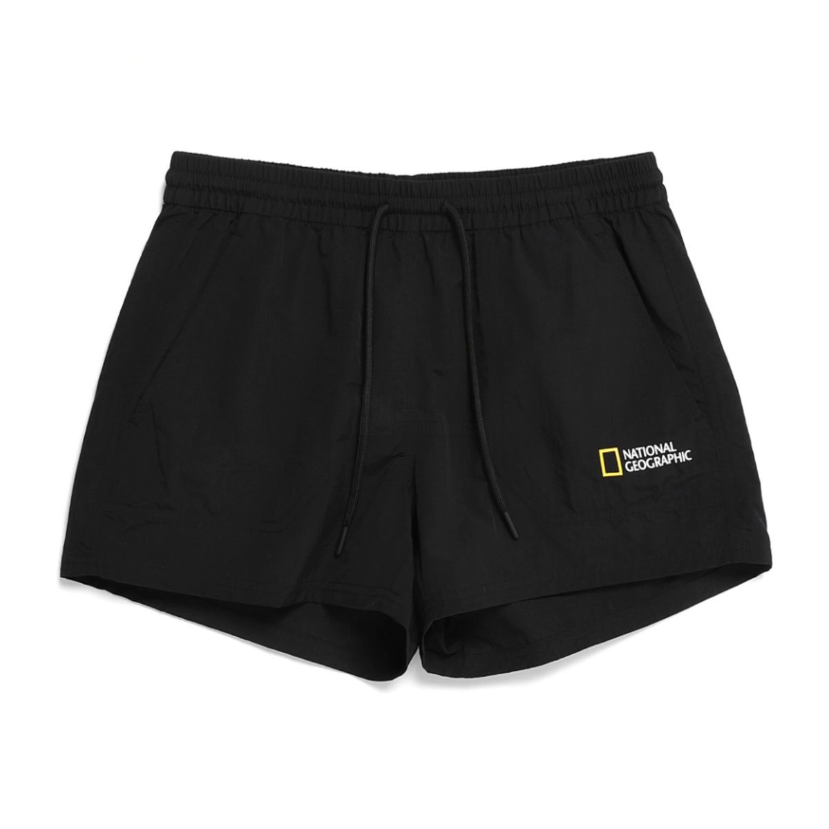 내셔널지오그래픽(NATIONALGEOGRAPHIC) N232WBS640 여성 3부 할리퀸터스크 베이직 보드숏 반바지 CARBON BLACK