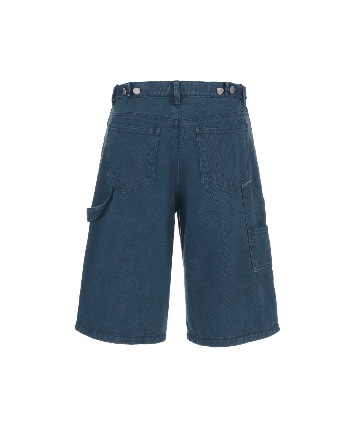 더바이닐하우스(THEVINYLHOUSE) DYED DOUBLE KNEE SHORTS BLUE (VH2DMUPA61A)