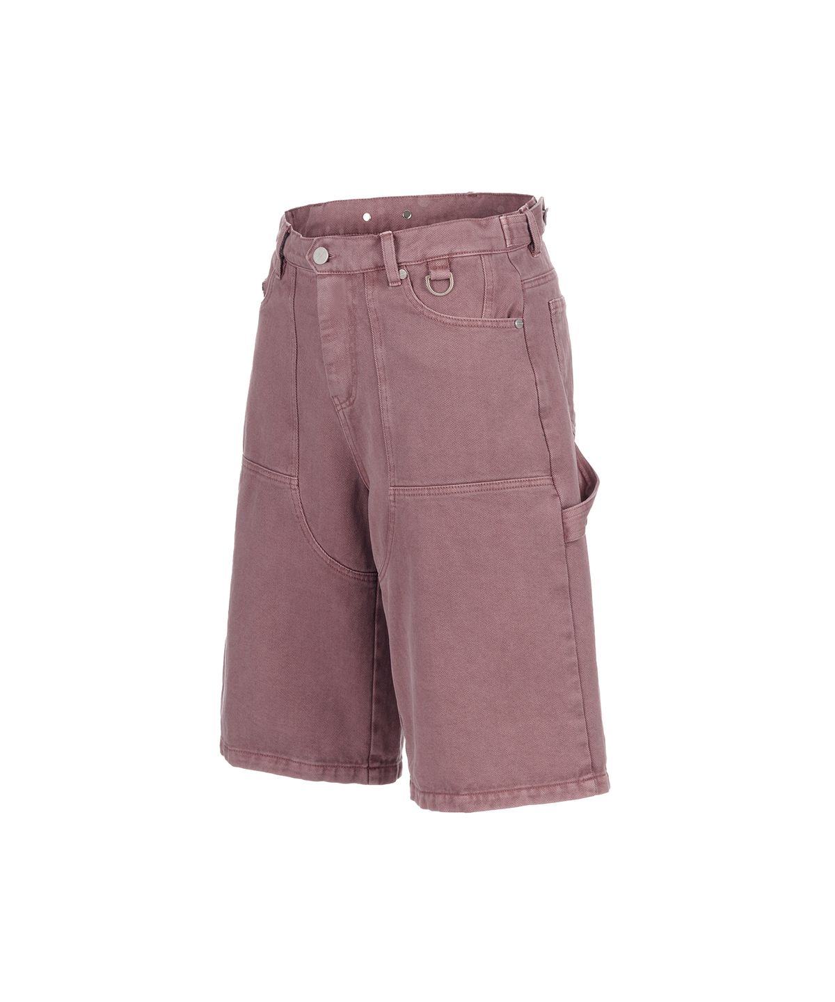 더바이닐하우스(THEVINYLHOUSE) DYED DOUBLE KNEE SHORTS PINK (VH2DMUPA61A)