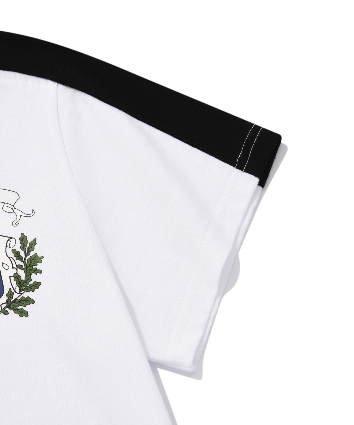 리트리버클럽(RETRIEVER CLUB) CROWN SOCCER CROP TEE [WHITE]