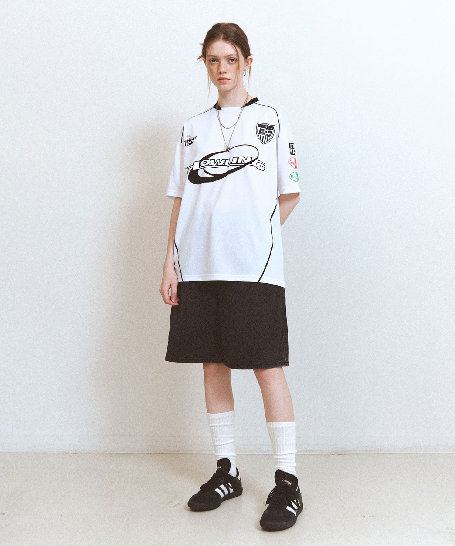 RETRIEVER CLUB☆HOWLING SOCCER JERSEY MUSINSA | RETRIEVER CLUB HOWLING SOCCER JERSEY [WHITE]