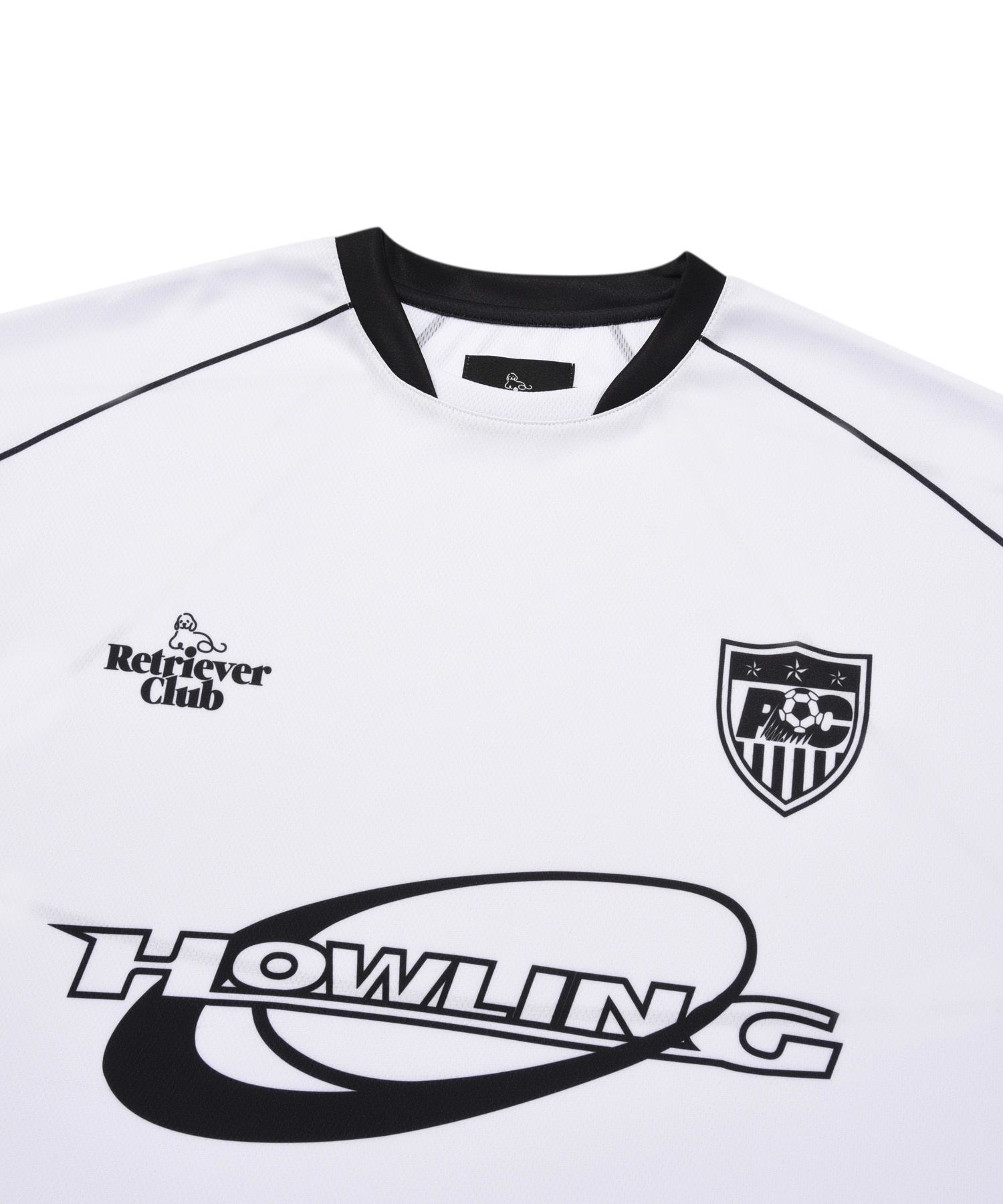 RETRIEVER CLUB☆HOWLING SOCCER JERSEY MUSINSA | RETRIEVER CLUB HOWLING SOCCER JERSEY [WHITE]