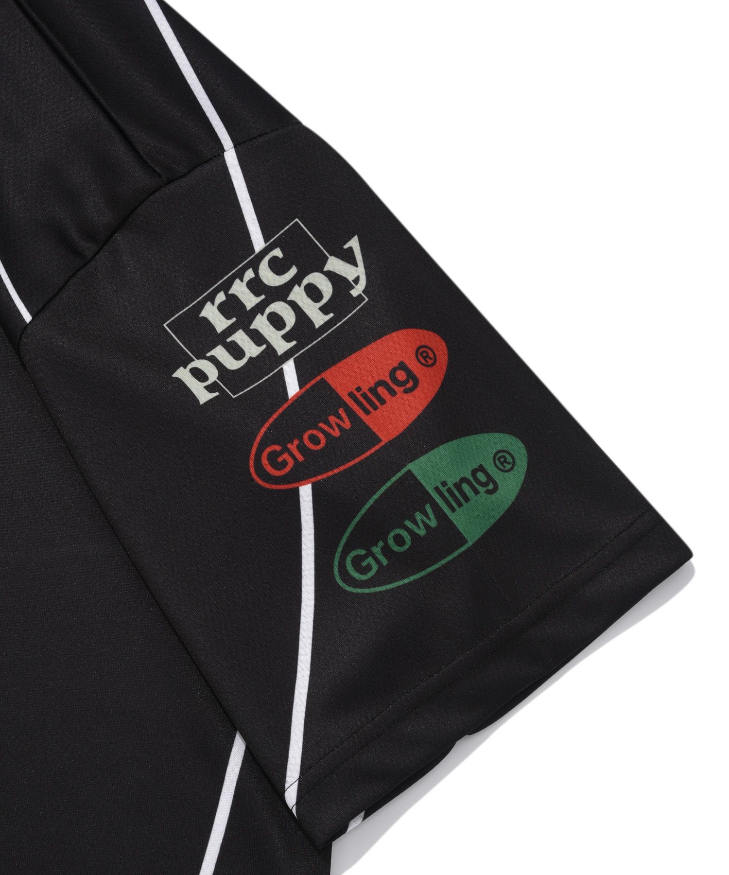 MUSINSA | RETRIEVER CLUB HOWLING SOCCER JERSEY [BLACK]