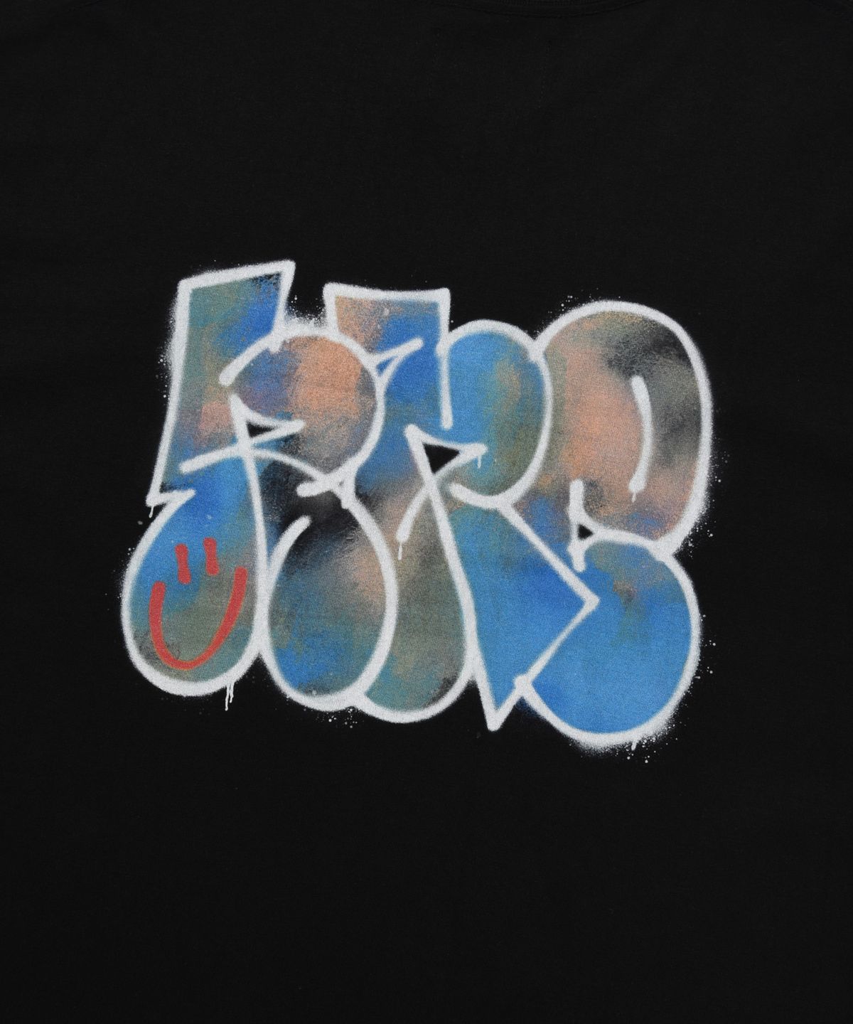 리트리버클럽(RETRIEVER CLUB) GRAFFITI RRC TEE [BLACK]