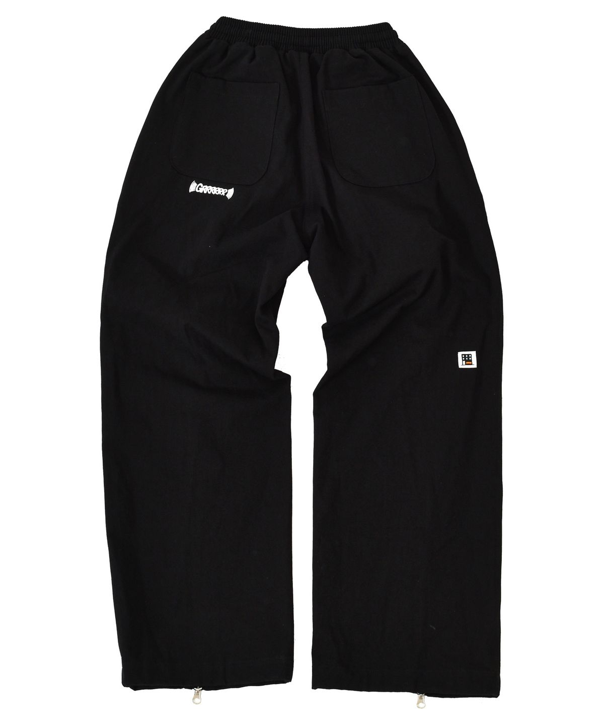 프리키쉬빌딩(FREAKISH BUILDING) FENCE SWING DENIM MINI SKIRT (BLACK)