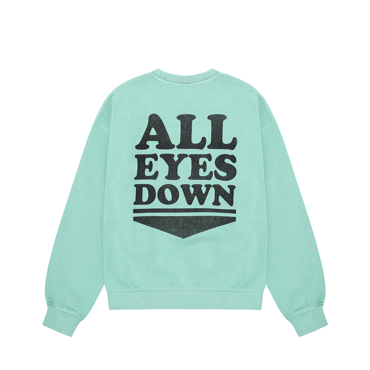 올아이즈다운(ALL EYES DOWN) CRACK LOGO SWEATSHIRTS(Mint)
